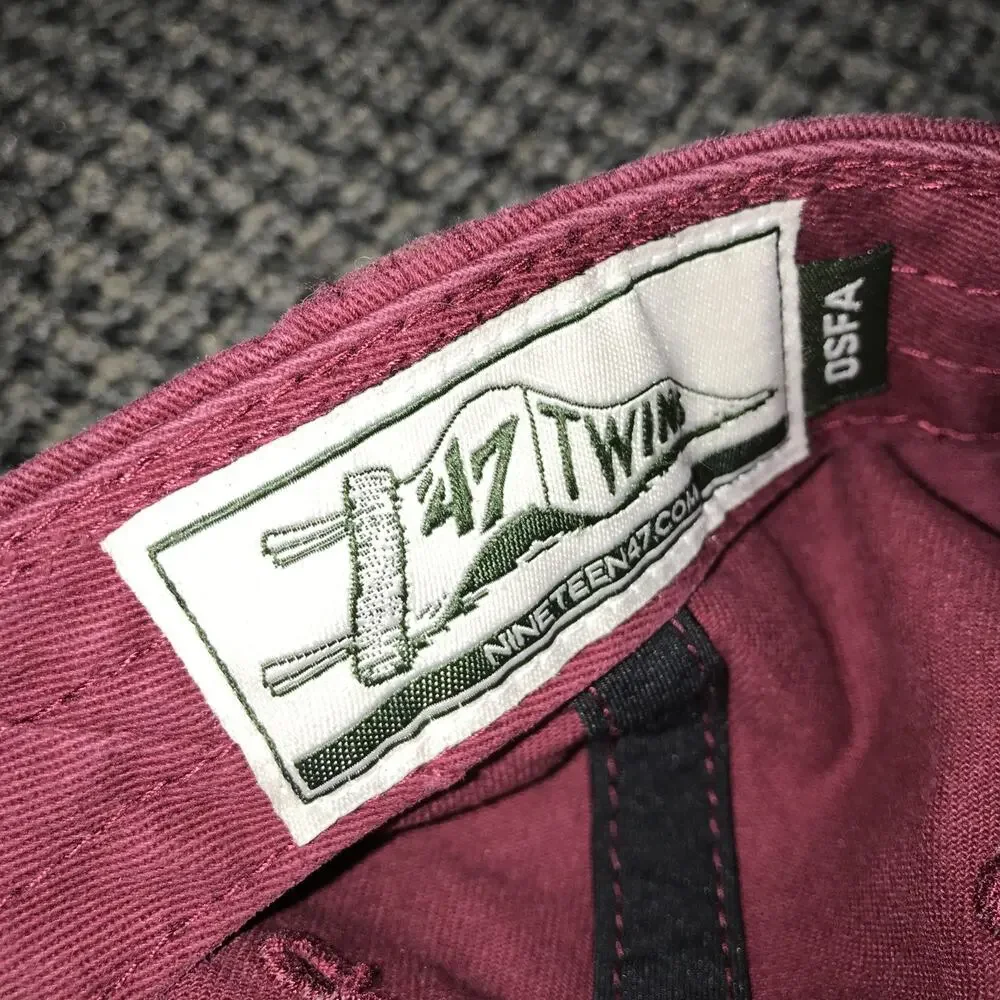 Cleveland Cavaliers Script Strap Ack Hat By 47 Brand‎ Garnet